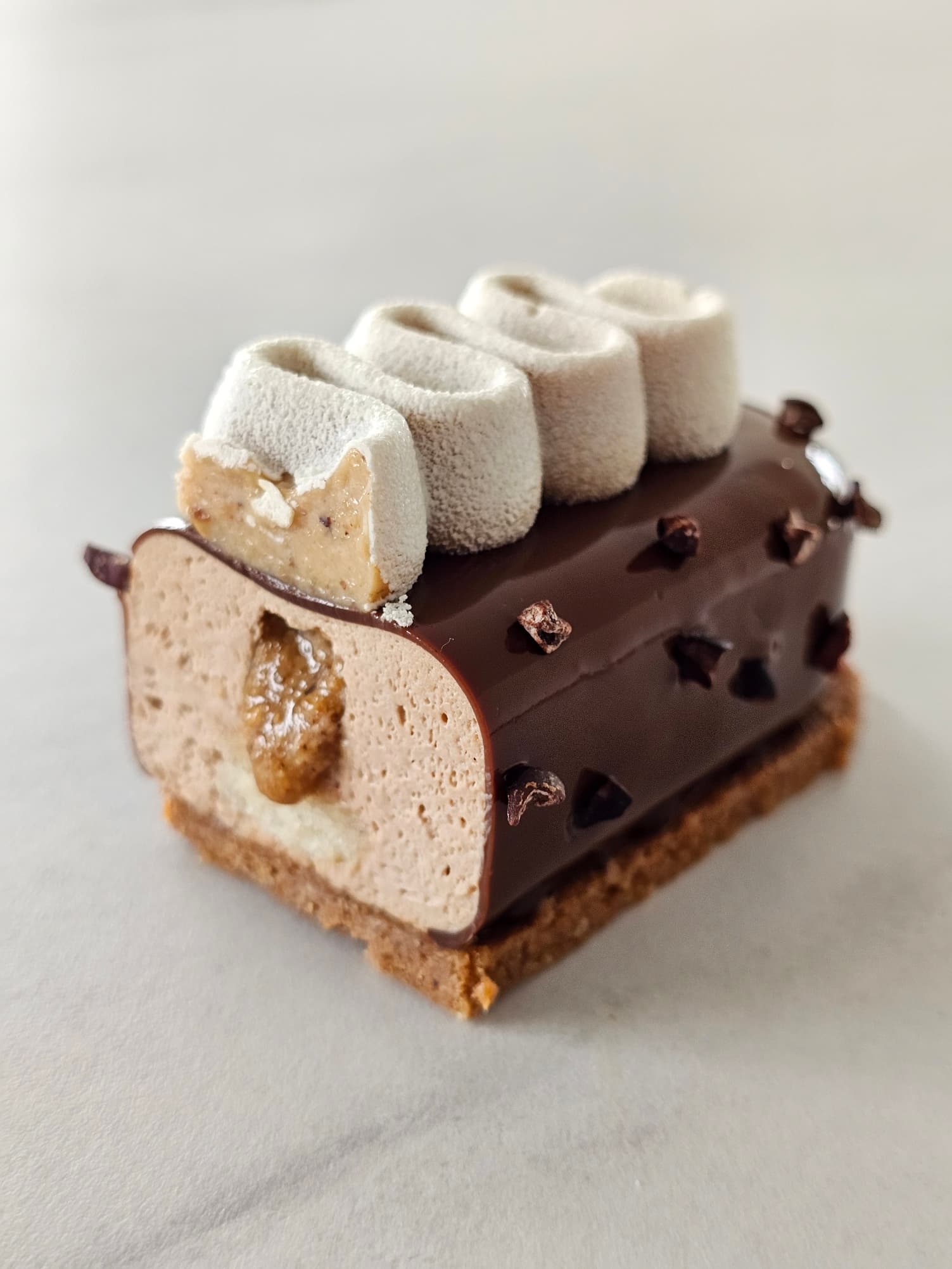 Finger Chocolat Noisette — Pâtisserie La Seconde Part, Le Havre